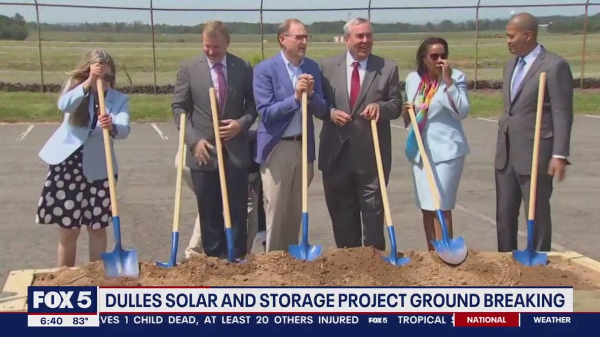 Dulles Solar and storage project ground breaking